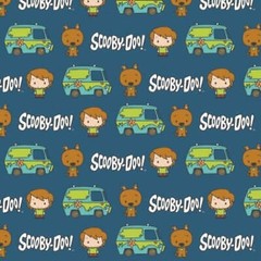 Scooby-Doo Chibi Best Pals Cotton Fabric (1 yard)