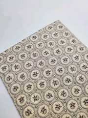Jo Morton Fabric Brown Floral Stripe Reproduction Andover Sew Quilt FAT QUARTER