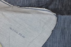 USA STONEWASH DENIM INDIGO FABRIC DNA FR FLAME RETARDANT 60″ COTON BLEND 10 OZS