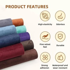 Sticky Car Fabric Interior Modificatio Velvet Self for Roll Adhesive Liner Suede