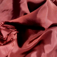 Deep Maroon Red Silk Lining Light Weight 44 Wide 1.66 Yards