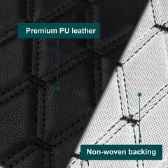 Auto Headliner Upholstery 63″ Diamond Quilted PU Leather 6mm Foam Backed By Yard