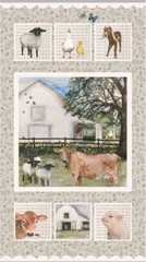 Henry Glass – A Beautiful Day – Farm Quilting And Crafting Fabric Panel (24×44)