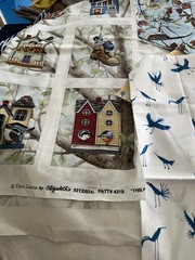 Large lot of Cotton Fabric Quilting & More Kids, Travel, Bird and More Misc Size