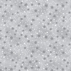 Comfy Flannel Grey w/ Stars 9831-99 BTY