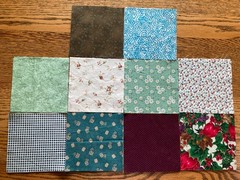 Lot 300, 5″ x 5″ Fabric Squares Precut Quilt Blocks 3 of Each All Pictured (1)