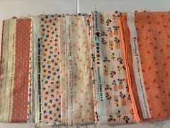 Benartex , Moda, Windham 5 half yards of pink fabric