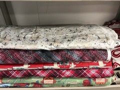 25 Yards Of New Flannel Christmas Winter Fabric FREE SHIPPING
