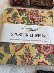 Lot of 5 Moda Charm Squares By Barbara Brackman Civil War Reproduction Fabric