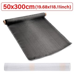 40″ – 118″ Real Carbon Fiber Fabric Cloth Roll 3k 200gsm 2×2 Twill Weave Black
