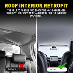 Flat Knit Headliner Fabric with Foam Backing for Car Ceiling Roof Fabric Repair