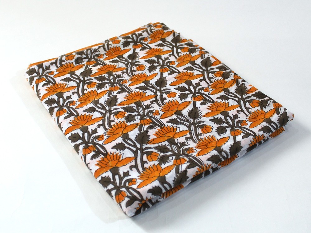 Indian Multi Floral Print Dressmaking, Sewing, Running, Crafts Fabric 3 Yards US