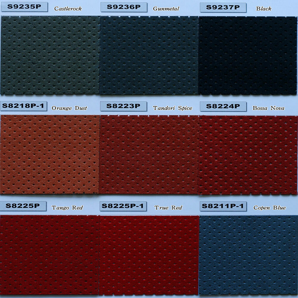0ECO AUTOMOTIVE PUNCHING PERFORATED ULTRA SUEDE SOFA UPHOLSTERY CAR SEATING 54″W