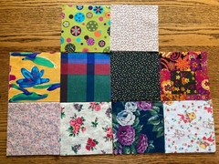 Lot 300, 5″ x 5″ Fabric Squares Precut Quilt Blocks 3 of Each All Pictured (1)
