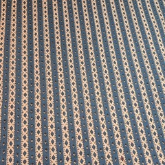 Blue Cream Striped Cotton Fabric Civil War by Judie Rothermel Marcus Bros 1 Yard