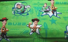 DISNEY TOY STORY BUZZ LIGHT YEAR and ANDY Cotton Fabric – 1/2 Yard Cuts
