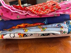 Assorted cotton juvenile fabric lot