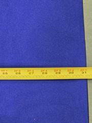 9 Continuous Yards Of Royal Blue Fabric 62 Inch Wide Polyester Knit Feel