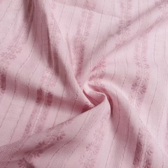 55” Wide By Yard Floral Jacquard Cotton Gauze Fabric For Shirt Craft Diy Sewing