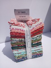 Moda To Be Jolly by Christmas Fat Quarter Bundle By One Canoe Two Stack 33