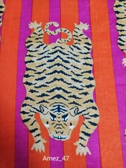 Hand Block Print Fabric Indian 100% Cotton Natural Vegetable Color 5 Yard Fabric