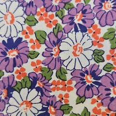 1930s Bright Floral 7 Piece Fat Quarter Bundle 18×22 Quilting Cotton