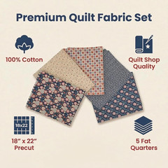 Fat Quarters Fabric Bundles, Precut Cotton Fabric for Sewing Quilting, 18 X 22 I
