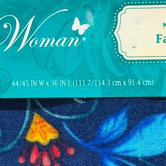 Pioneer Woman “Mazie All Over” Navy Fabric Precut 1 Yard (44/45 in W x 36 in L)