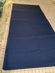 FABRIC/NAVY BLUE GABARDINE/ 1 & 1/3 YARD/ 44 INCHES WIDE