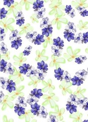 1yard X 1.4meter Breathable Dress Material Soft Viscose Poplin Fabric Floral