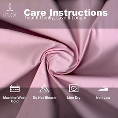 LITLOOK Cotton Stretch Poplin Wide by the Yard fabric by the yard bottom weight
