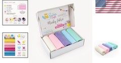 Hypoallergenic Soft Minky Fabric Pack – 5 Pastel Pieces for Plushies & Blankets