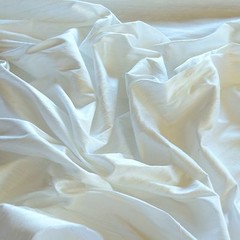 White Dupioni Silk, 100% Silk, 44″ or 54″ wide, By The Yard (S-101)
