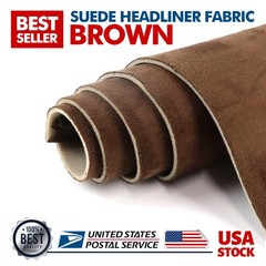 Brown Car Ceiling Fabric Repair Kit Headliner Material with Foam Backing 25sqft