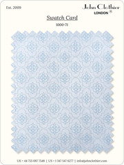 Sky Blue Floral Ceremonial Jacquard Fabric Vintage Luxury Wedding Dress Material