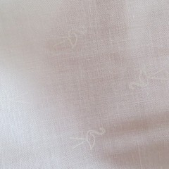 YARD, White On White Flamingoes by Riley Blake $3.99 Ships ANY Amount Of Fabric