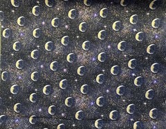 ANGEL OF PEACE BY JOSEPHINE WALL MOON STAR FIELD 3 WISHES COTTON FABRIC 1/2 YD