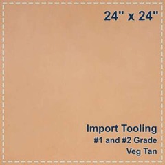 SLC Full Grain Veg Tanned Leather Pre-Cut Sheets 2oz to 10oz & 6″x12″ to 24″x24″