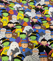 GENERAL FABRIC – HAPPY HAUNTING BY TAMMY DeYOUNG- BY THE YARD