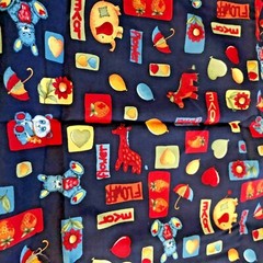 Vintage Rose & Hubble London Collection Flower & Love Toys Mod Cotton 2 yds +