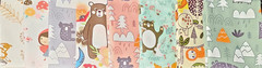 Fat Quarter Bundle 8 FQ Cotton Quilting Fabric Stash Builder Coordinated Fabric