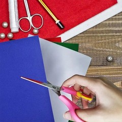 12Pcs Self Adhesive Felt Sheet, Felt Sheets with Adhesive Backing,Peel and Stick