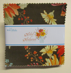 Riley Blake Adel in Autumn Charm Pack by Sandy Gervais, 5″ Squares, 42 Pieces