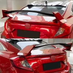 ZXMOTO Fits for Honda Civic Sedan 2016 2017 2018 2019 2020 2021Gloss Red &Bla…