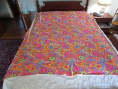 5177. Multicolor MOD FLORAL STRETCH KNIT Home Decor, Craft FABRIC–58″ x 4 yds.