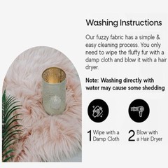 FabricLA | 60 inch Shaggy Faux Fur Fabric Trim Ribbon | 28 Colors to choose