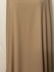 Pre-Shrunk 100% Worsted Wool Gabardine Dark Beige Fabric 1 Yard 14″ Long 59″Wide