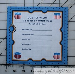 BonEful Fabric Cotton Quilt American Shield Applique Block Military USA MI SCRAP