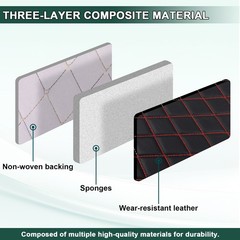 63″ Wide Quilted Vinyl Faux Leather Foam Backed Car Headliner Upholstery By Yard