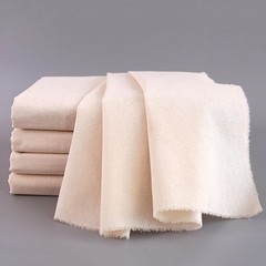 63In X 10.9 Yards 100% Cotton Muslin Fabric, Medium Weight Natural Unbleached Mu